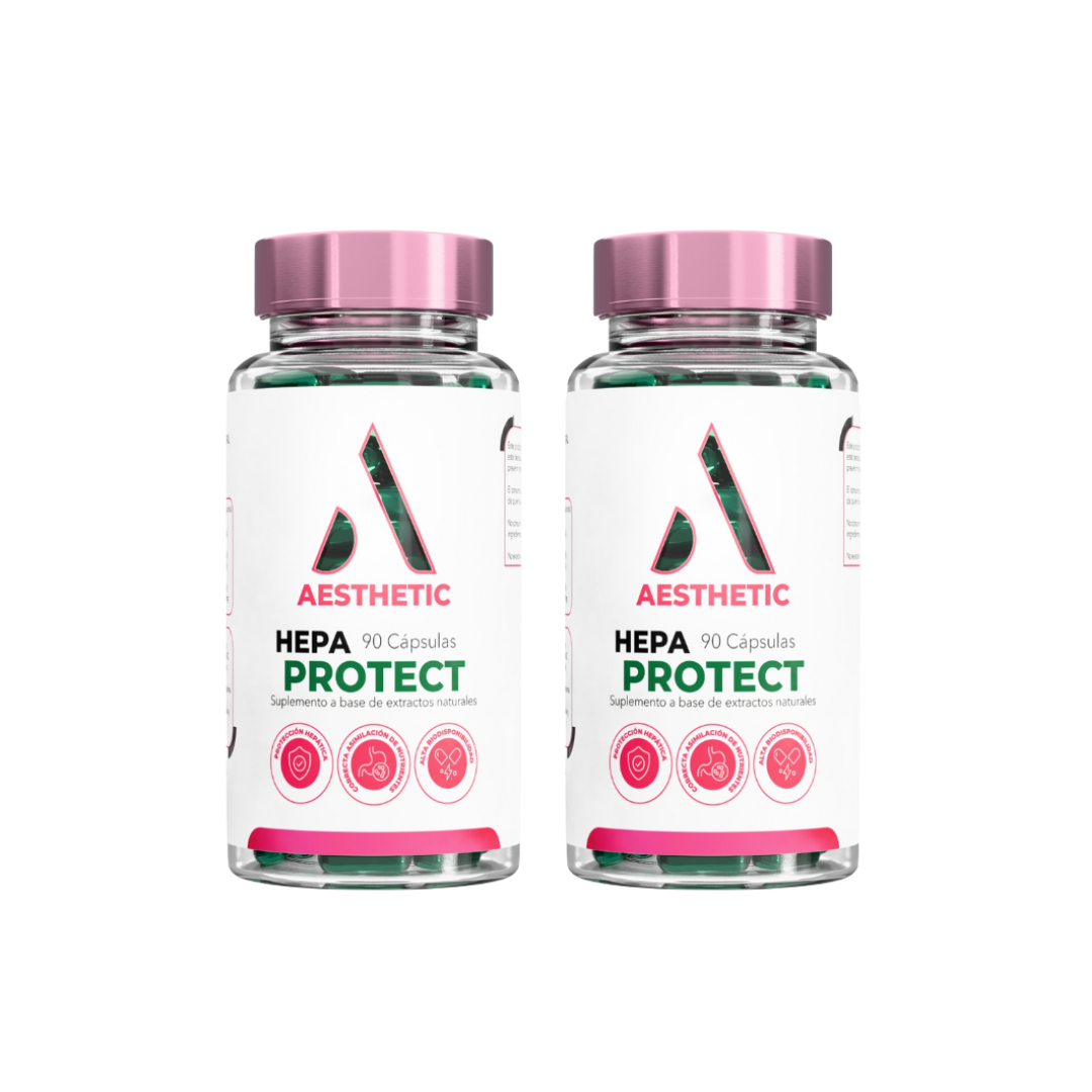 2 Aesthetic Labs Hepatic para protección Hepática | 2 pack