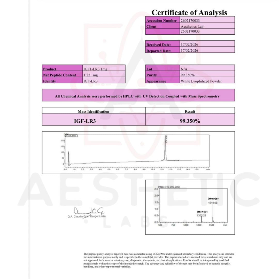 Aesthetic Labs - L3-Growth Series (1mg + Diluyente)